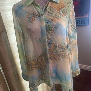 Chico's Multicolor Paisley Blouse